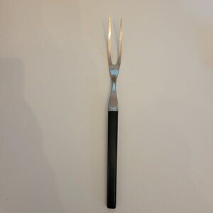 Ekco Fint Stainless Steel Meat Fork With Black Handle